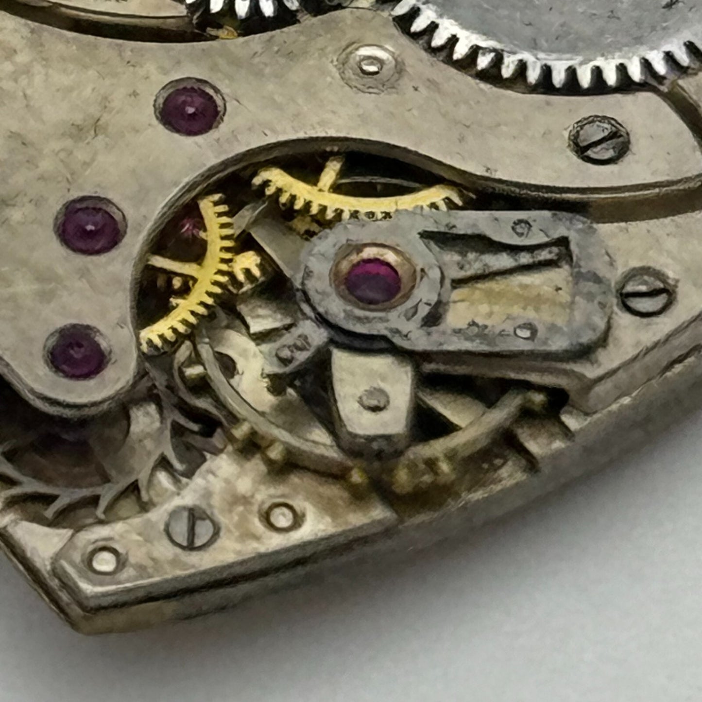 19.2mm Rotary Peseux Tank Watch Movement 15 Jewels Manual Wind 1930s Swiss PARTS