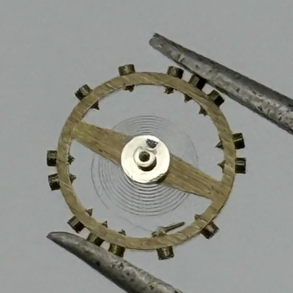 FEF 430 6600 Balance Wheel Complete And Spring 943 M Watch Movement Parts NOS