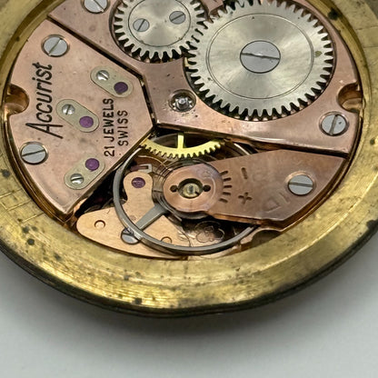 Peseux 320 Watch Movement Accurist Manual Wind Vintage Swiss Parts Repair 31.1mm