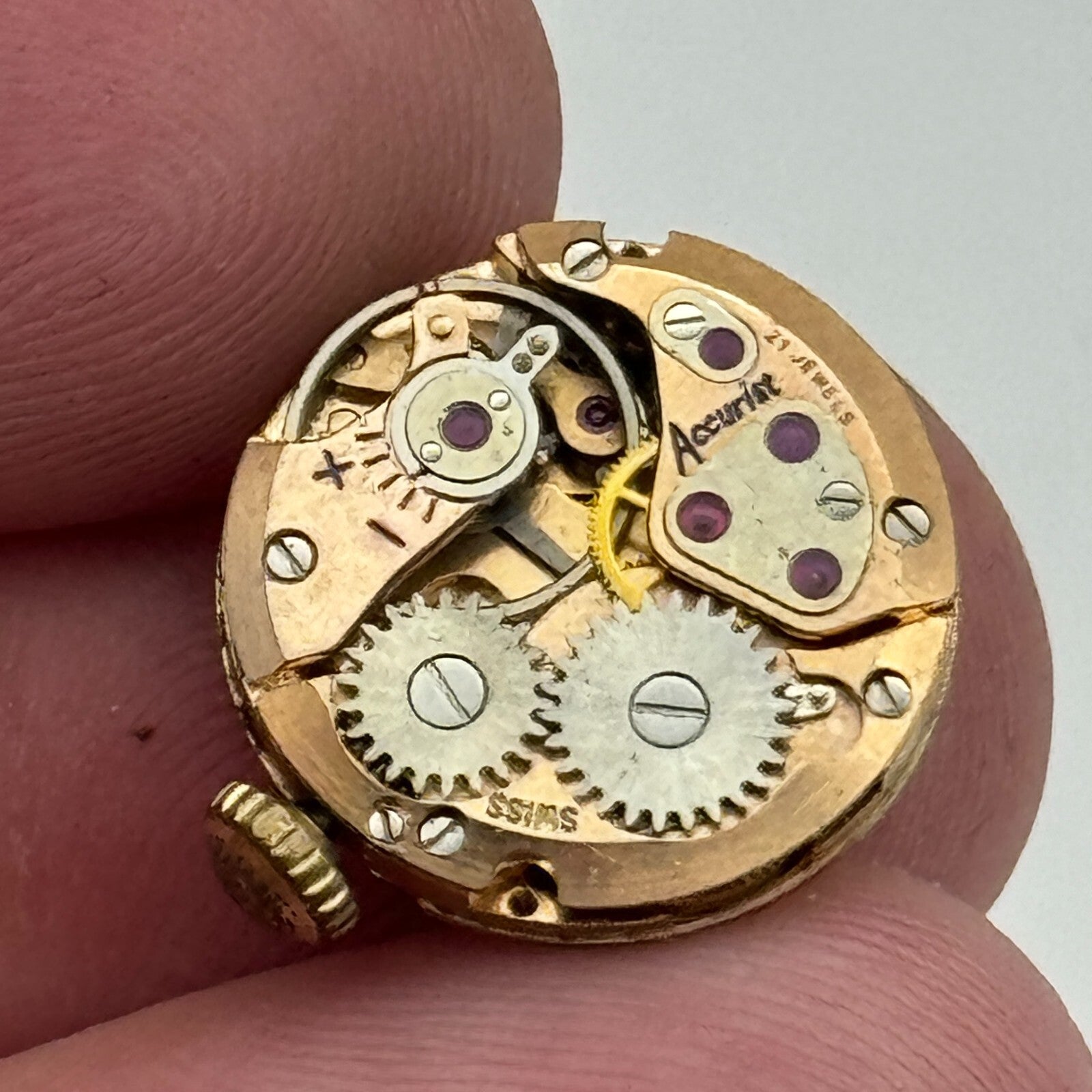 15.5mm ETA 2412 Accurist Manual Wind Ladies Watch Movement Swiss Vintage PARTS