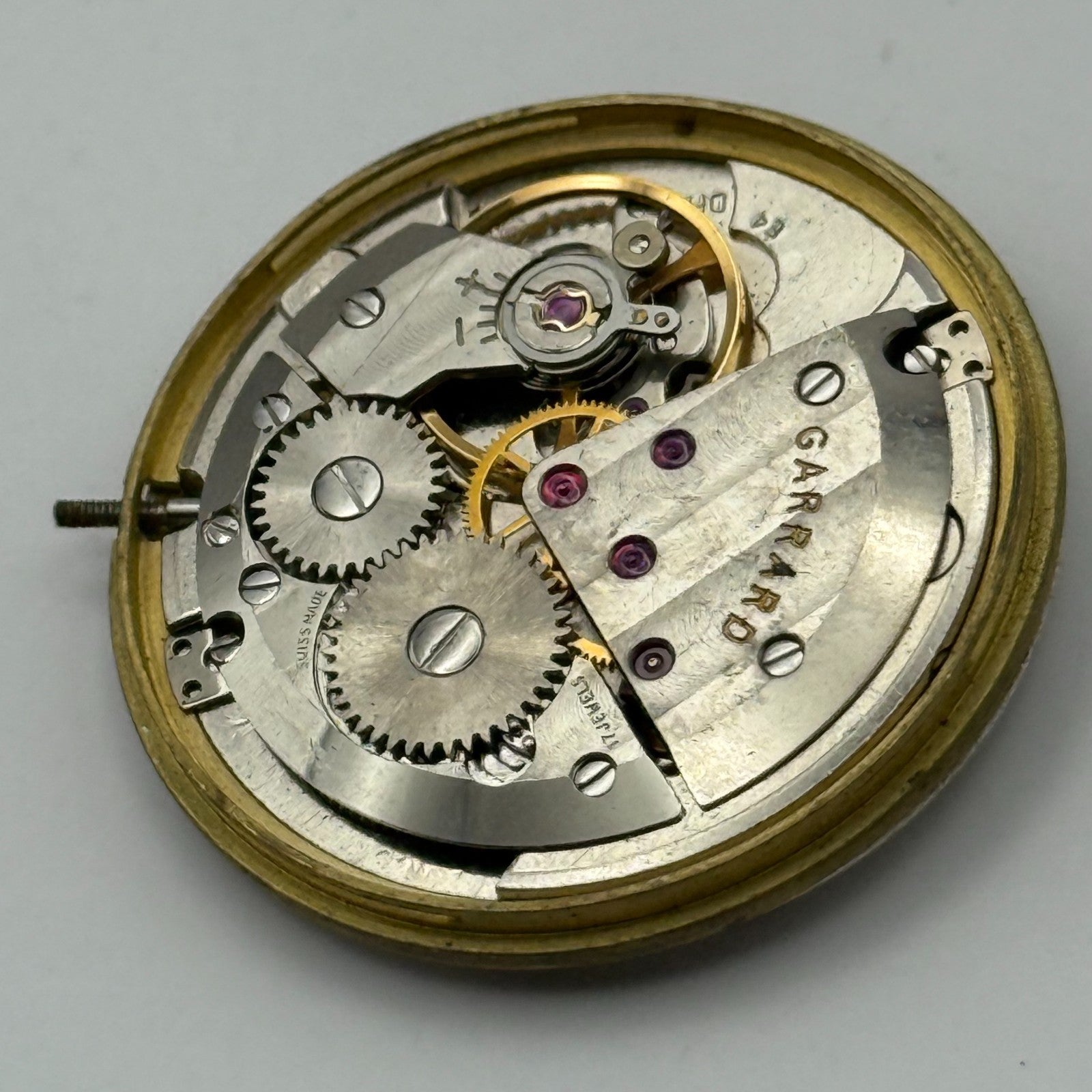 ETA 2391 Watch Movement Garrard Manual Wind Vintage Swiss Parts Repair 29.3mm