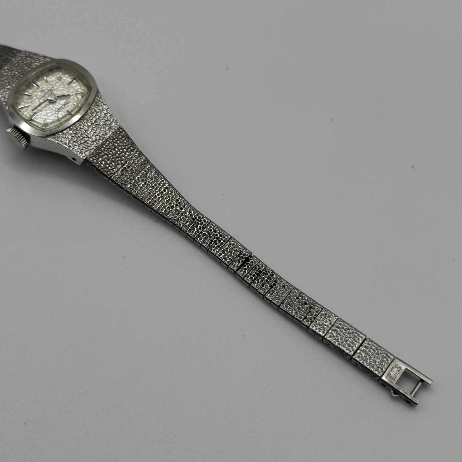 Vintage Seiko Rainbow Watch Mechanical Japan Ladies 11-3430 Stainless Working