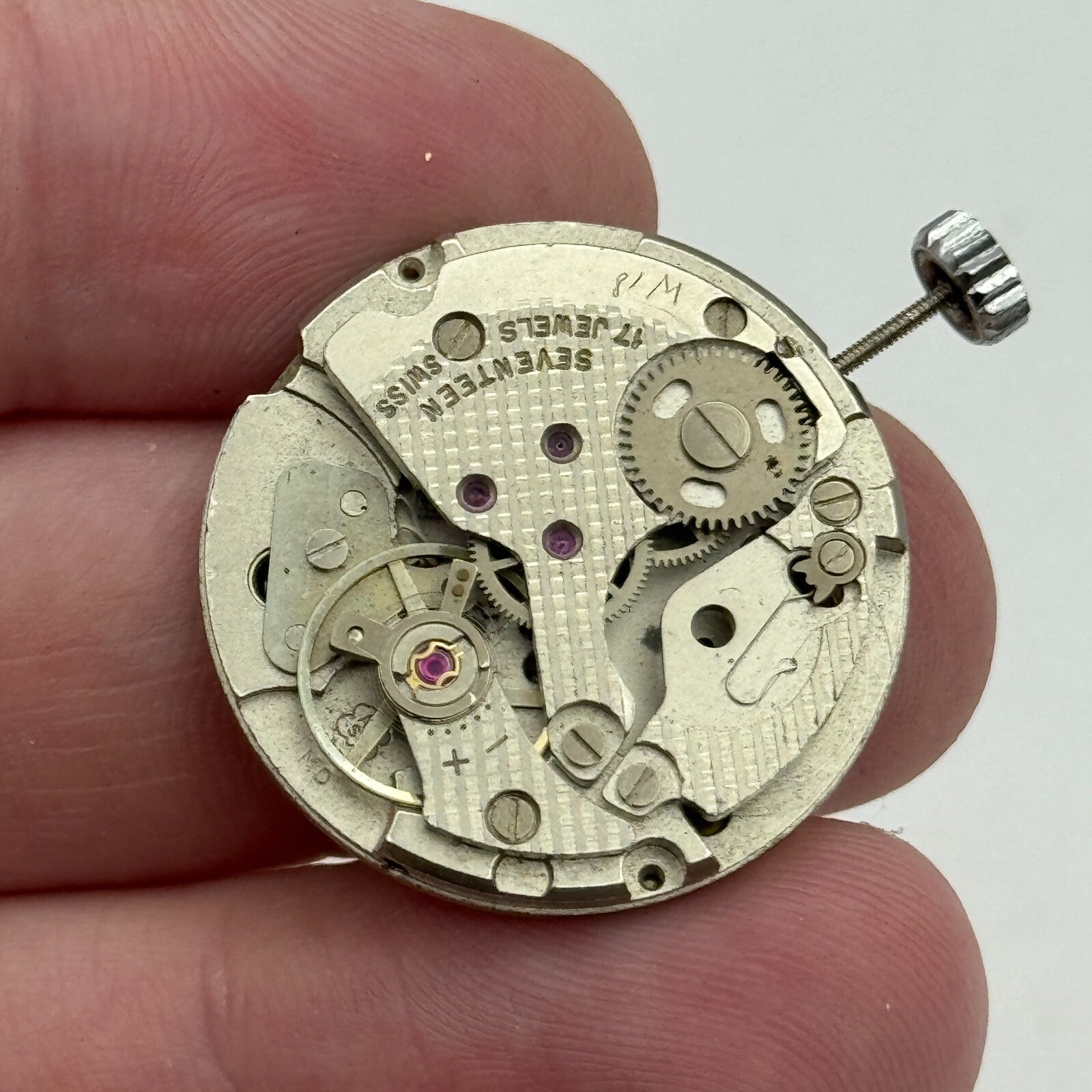 25.9mm AS ST 1950 / 51 Manual Wind Balance Ok Watch Movement Swiss Vintage PARTS