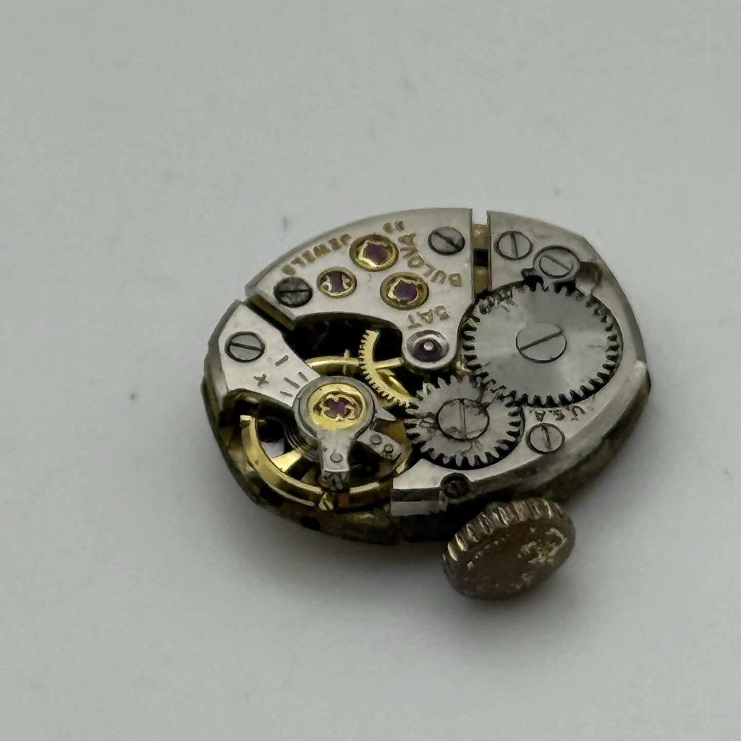 Bulova 5AT Ladies Manual Wind Watch Movement Vintage Swiss PARTS REPAIR 13mm