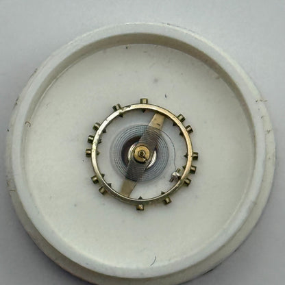 FEF 270 Balance Wheel Complete And Spring 5¼’’’ 173 M Watch Movement Parts NOS