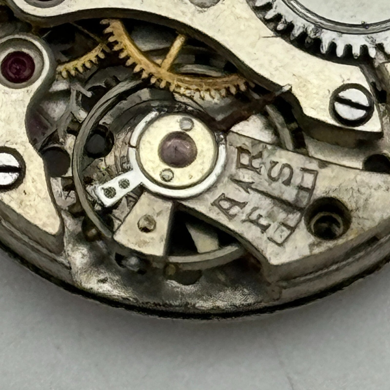 23.6mm FHF 37 Swiss 15 Jewels Manual Wind Watch Movement Vintage PARTS SPARES
