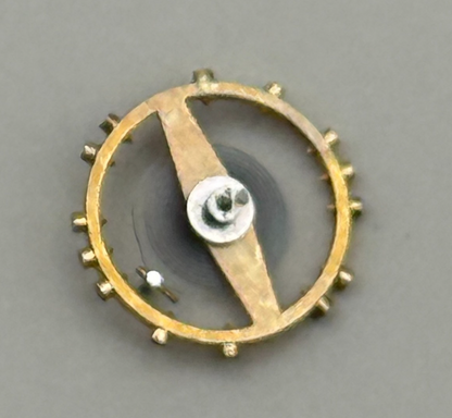 AS 1051 Balance Wheel Complete And Spring 5¼’’’ 34 Watch Movement Parts NOS