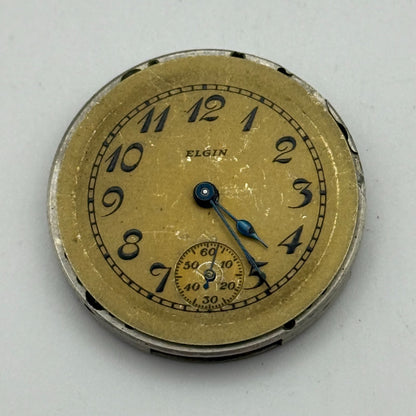 1921 Antique 3/0s Elgin 463 Model 3 American Watch Movement PARTS REPAIR SPARES