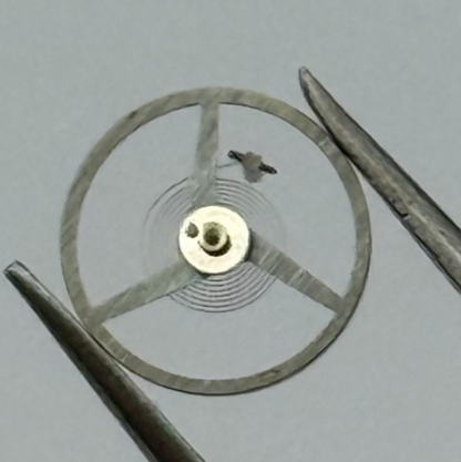 ETA 2412 Balance Wheel Complete And Spring 6¾''' 1257 M Watch Movement Parts NOS