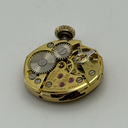13.1mm Vintage Ladies Bulova 5BD Manual Wind Swiss Watch Movement PARTS REPAIR