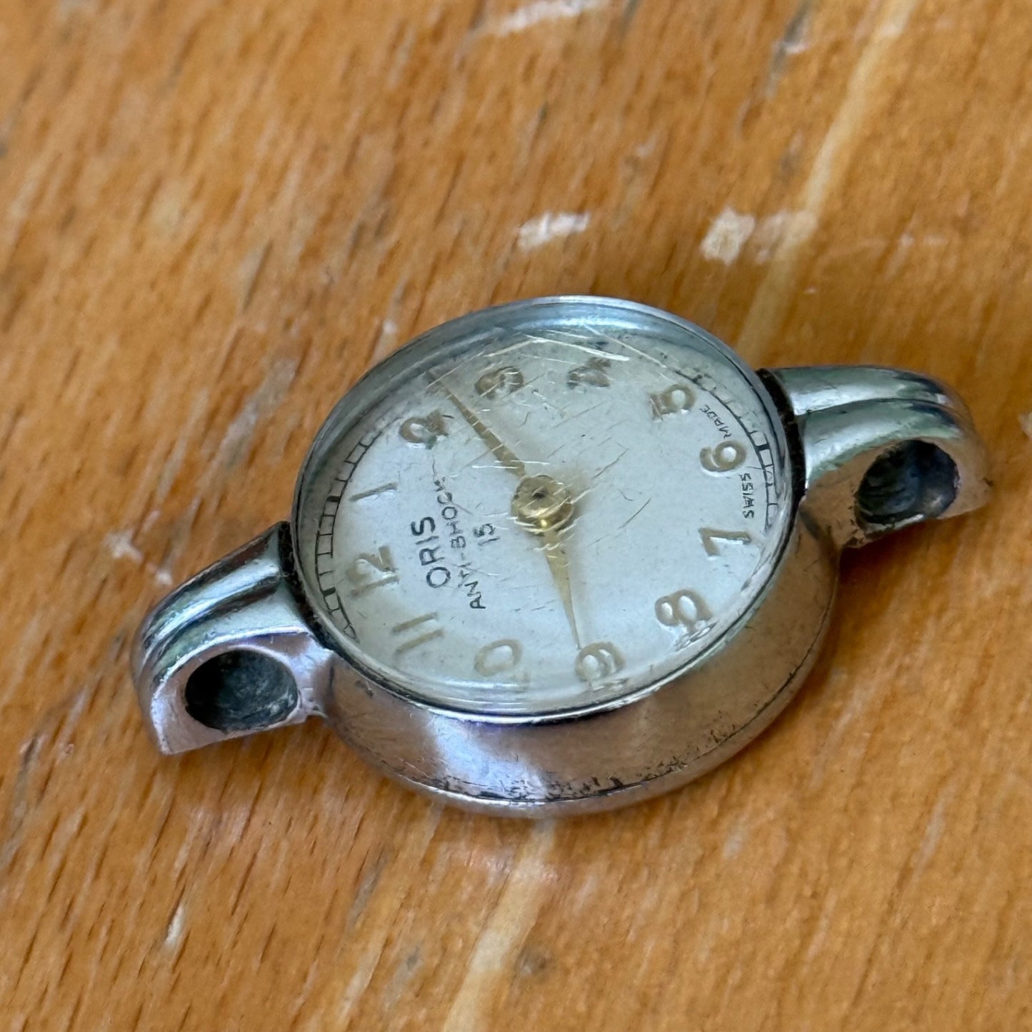 21mm Vintage Oris 491KIF Anti-Shock 15 Jewels Manual Wind Watch PARTS / REPAIR