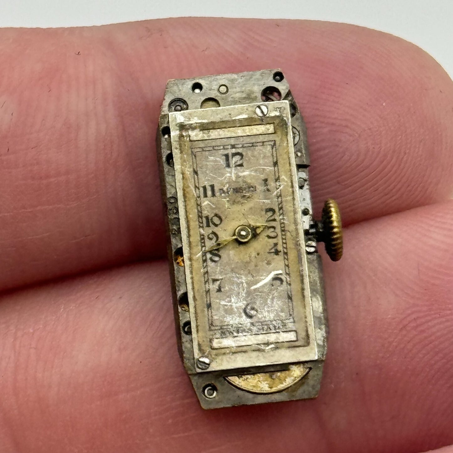 10.3mm Cyma Tavannes Ref 354 Manual Wind 15 Jewels Swiss Watch Movement PARTS