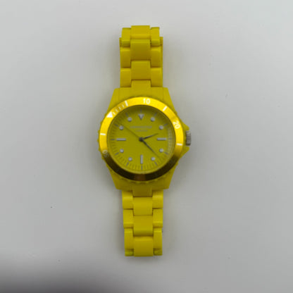 Identity London Unisex Kids Yellow Quartz Watch Bracelet Working 42mm