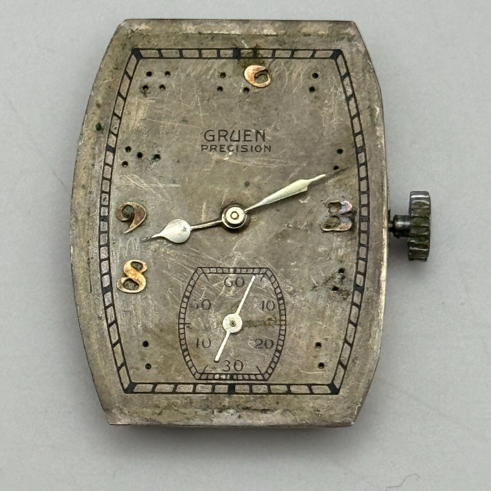 19mm Gruen 117 GR Precision Temp Adjusted Manual Wind Swiss Watch Movement PARTS
