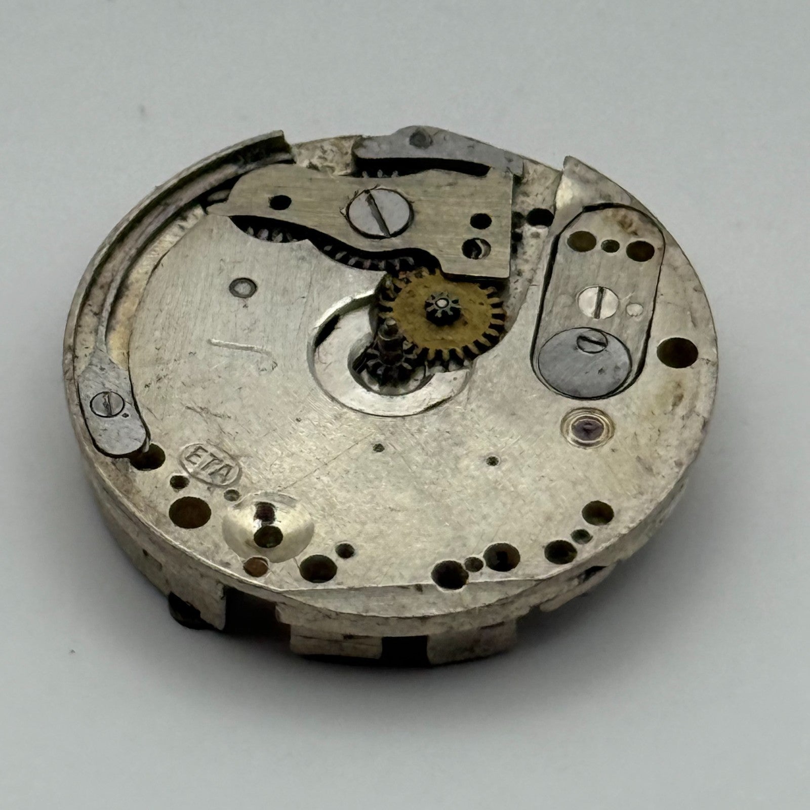 ETA Swiss Watch Movement Manual Wind Vintage Parts Repair Spares 23.6mm