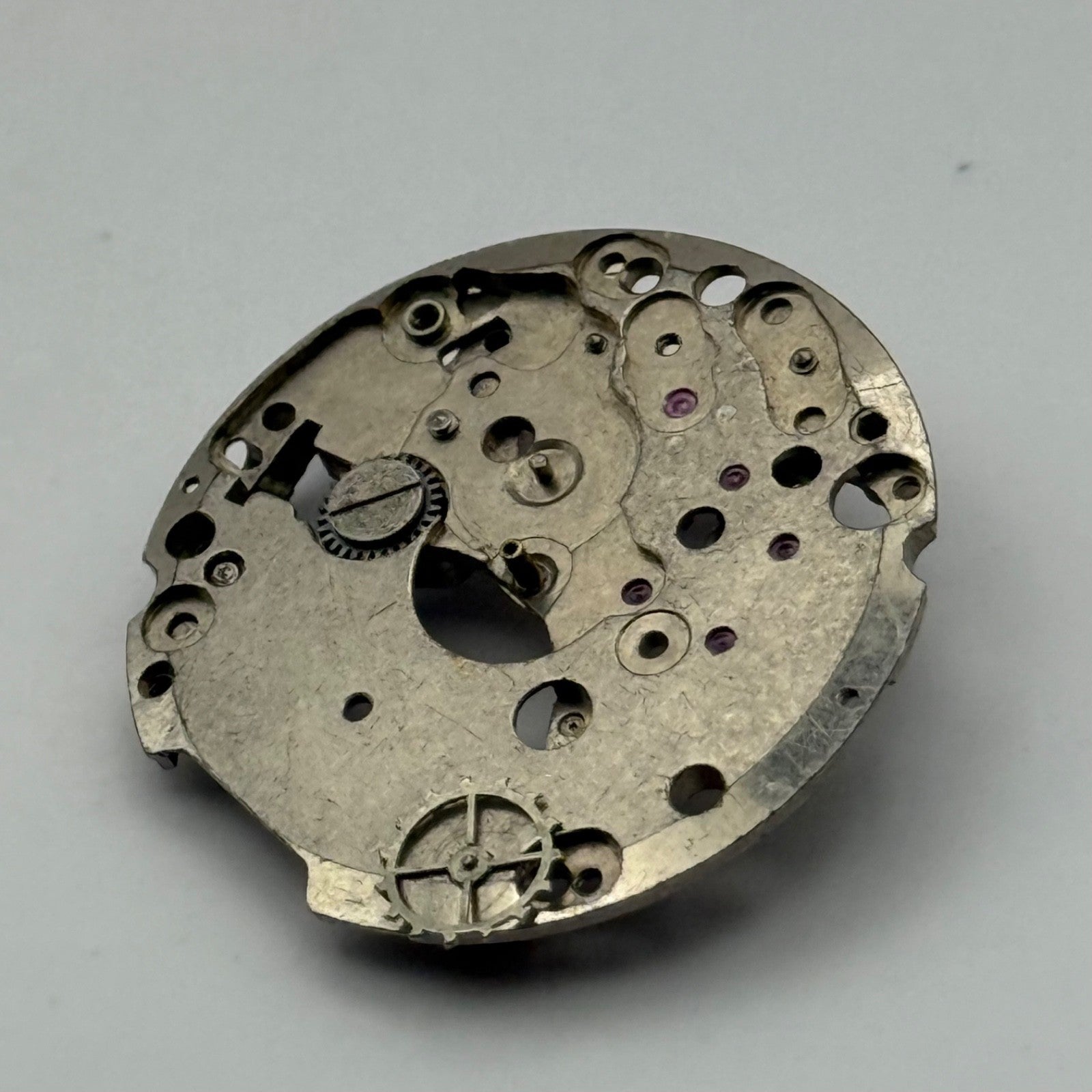 Criterion 65 Watch Movement Main Plate Manual Wind Vintage Parts Repair 23.6mm