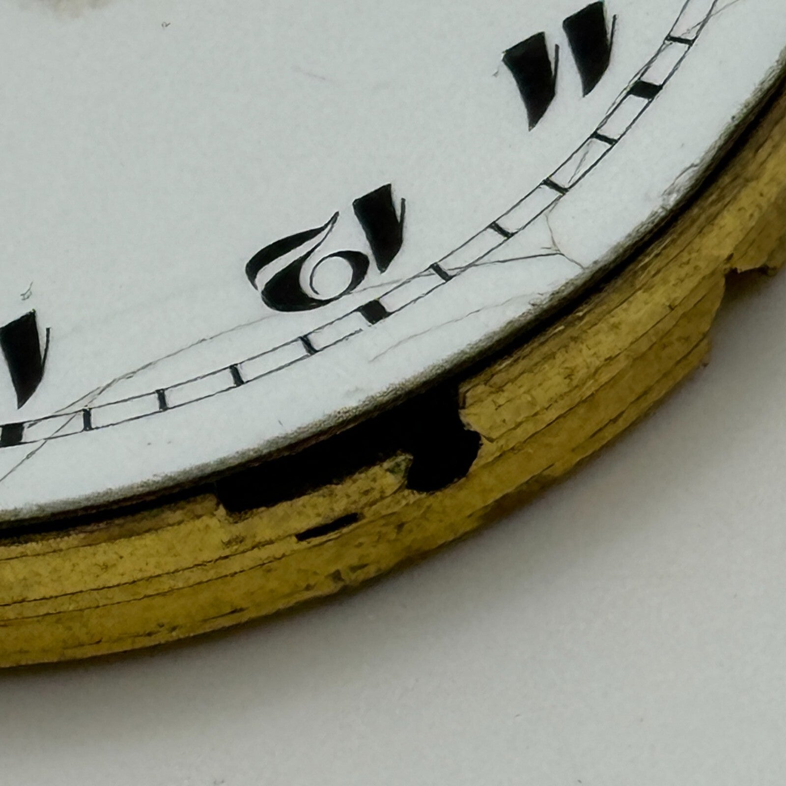 42.7mm Unidentified Swiss Sub Seconds Open Face Pocket Watch Movement PARTS