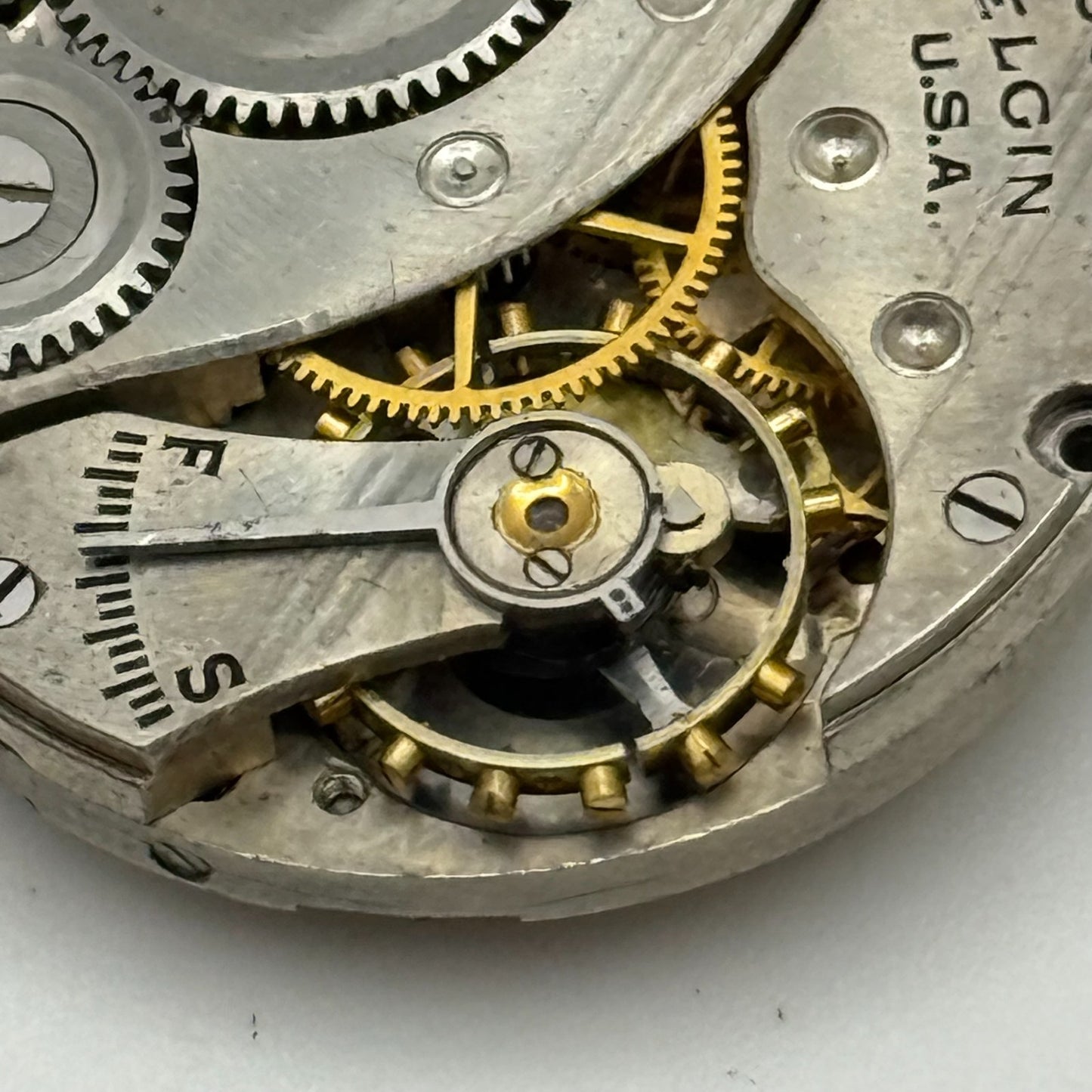 1921 Antique 3/0s Elgin 463 Model 3 American Watch Movement PARTS REPAIR SPARES