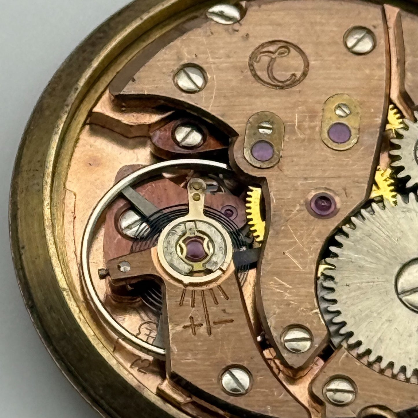 FHF 72 Watch Movement Excalibur Manual Wind Vintage Swiss Parts Repair 31mm