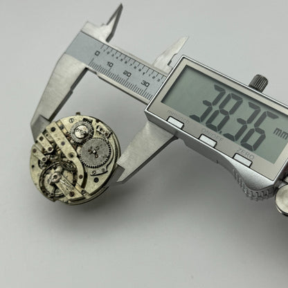 40mm Unidentified Antique Pocket Watch Movement PARTS REPAIR SPARES