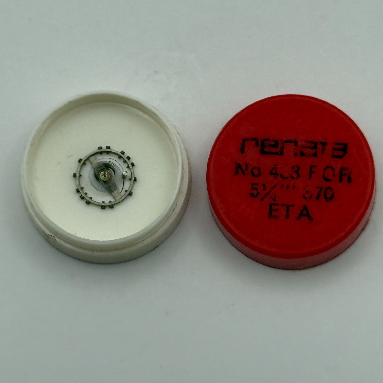 ETA 370 Balance Wheel Complete And Spring 5 1/4’’’ Watch Movement Parts 