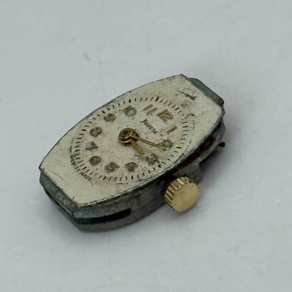 12.8mm Vintage Helvetia 105B Swiss Made Manual Wind Watch Movement PARTS REPAIR