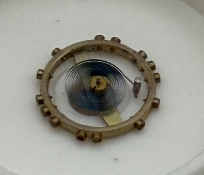 AS 976 1012 Balance Wheel Complete And Spring  29 M Watch Movement Parts NOS