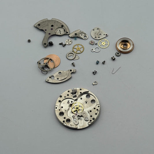 Tissot 781-1 Incomplete Watch Movement Men’s Vintage Swiss Parts Repair 25.9mm