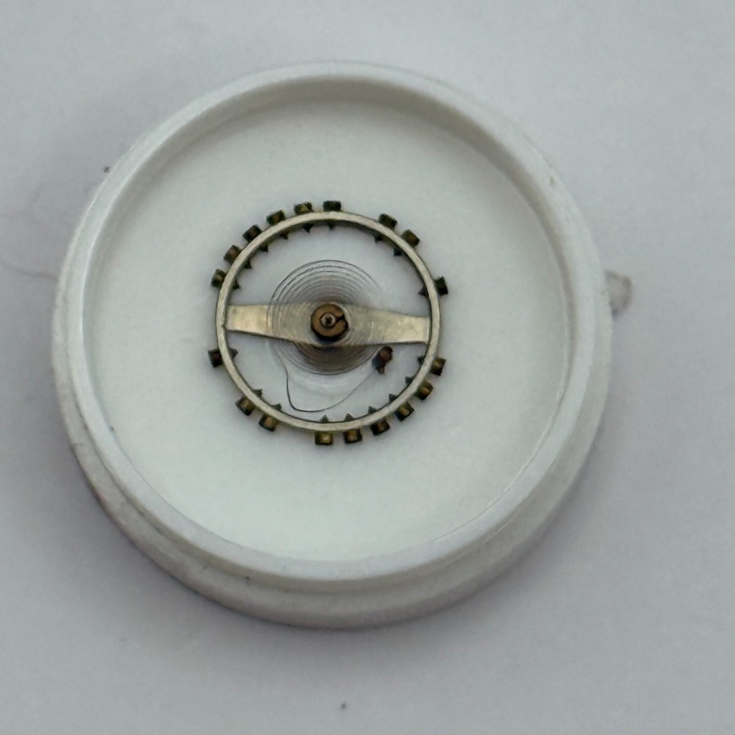 Peseux 220 Balance Wheel Complete And Spring 8¾’’’ 282 M Watch Movement Parts