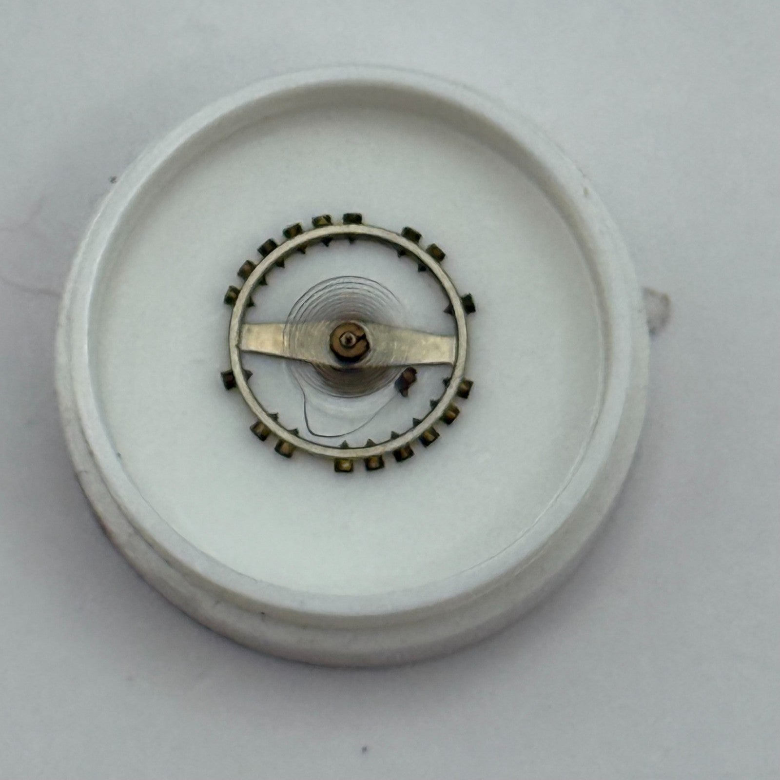 Peseux 220 Balance Wheel Complete And Spring 8¾’’’ 282 M Watch Movement Parts