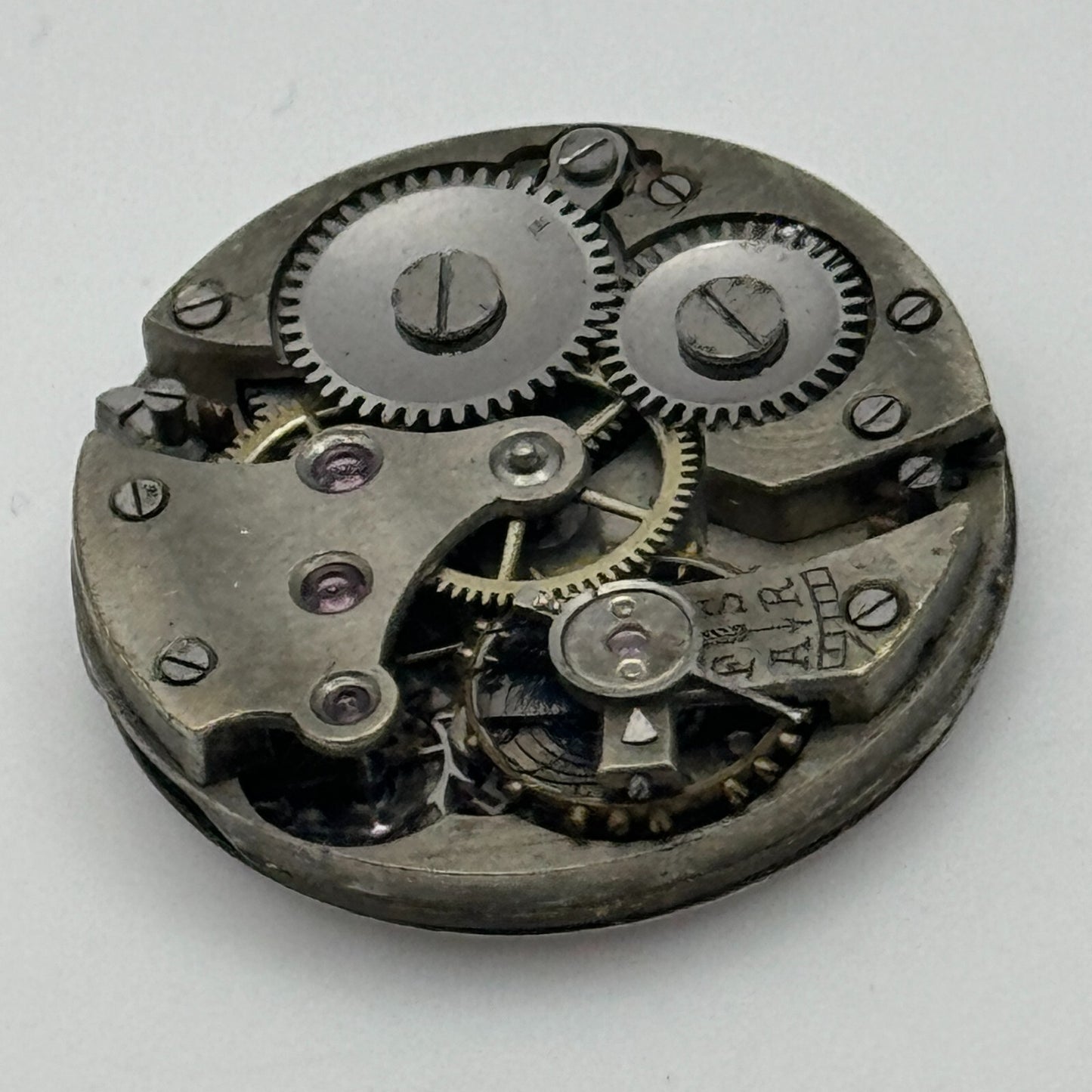 23.6mm Porcelain Dial Trench Dial Hands Watch Movement Manual Wind PARTS SPARES