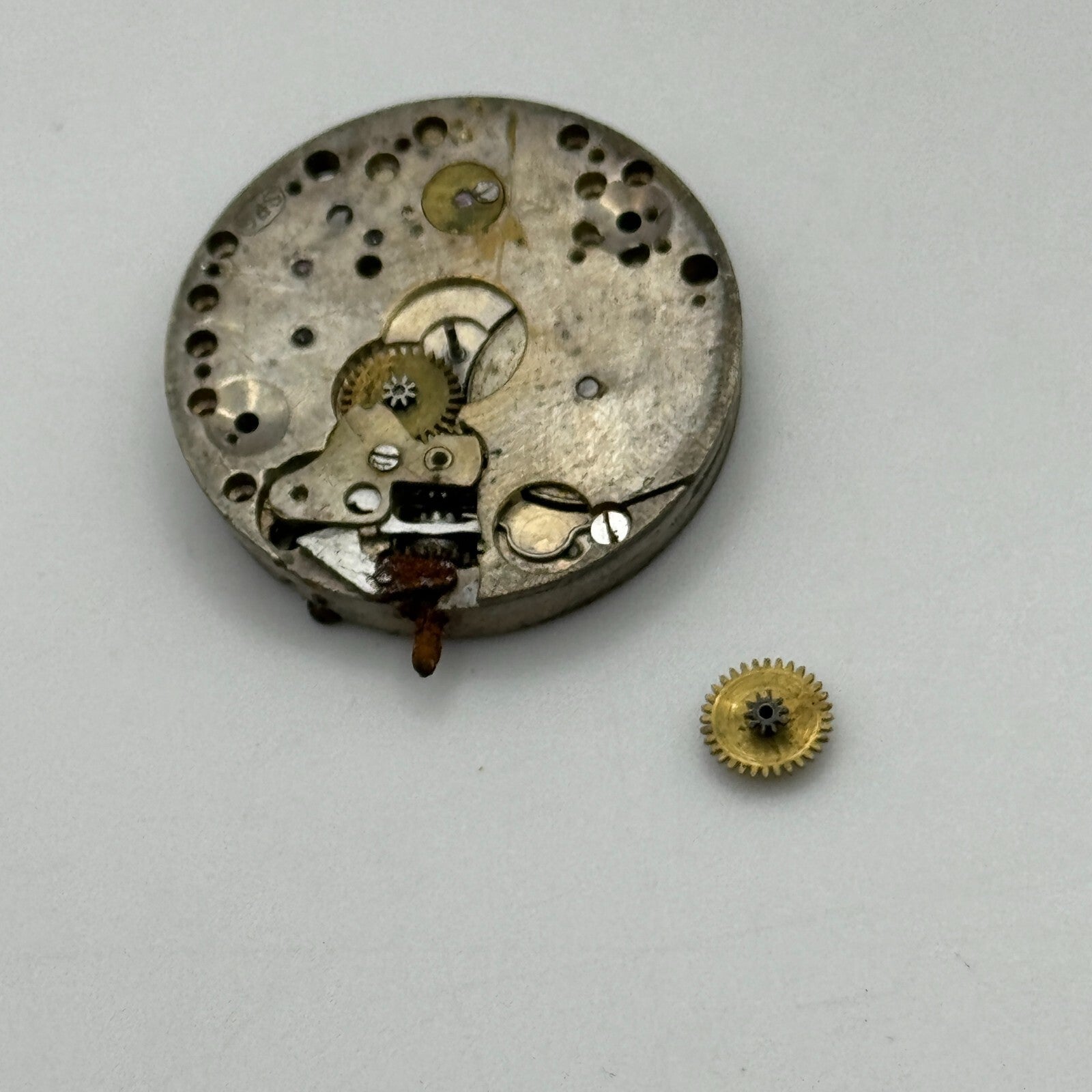 23.6mm Waleti SPG 15 Jewel Manual Wind Watch Movement Swiss Vintage PARTS REPAIR