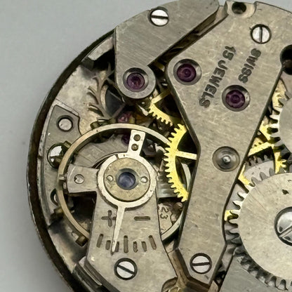 Avia AS 1123 1124 Watch Movement Manual Wind Vintage Swiss Parts Repair 23.5mm