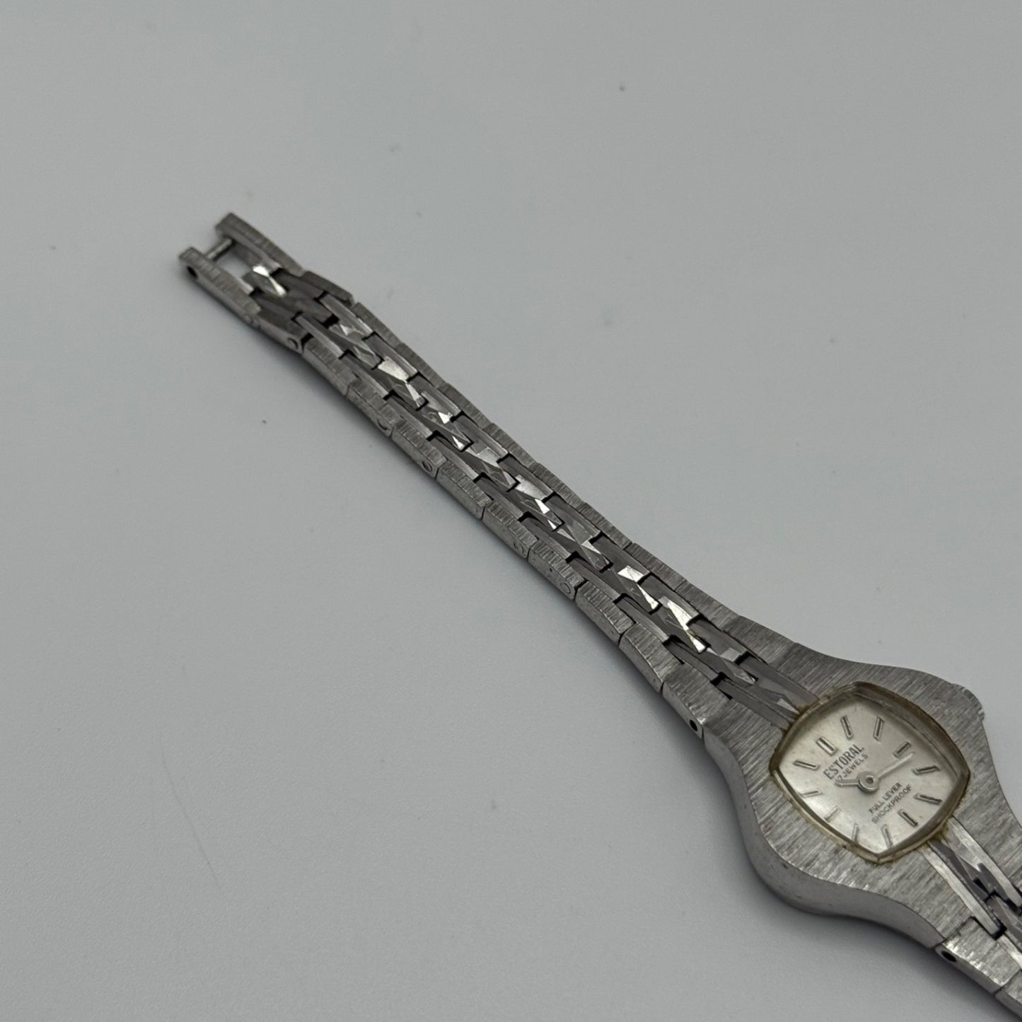 Vintage Ladies Mechanical Watch Estoral Full Lever Shockproof Working 21mm