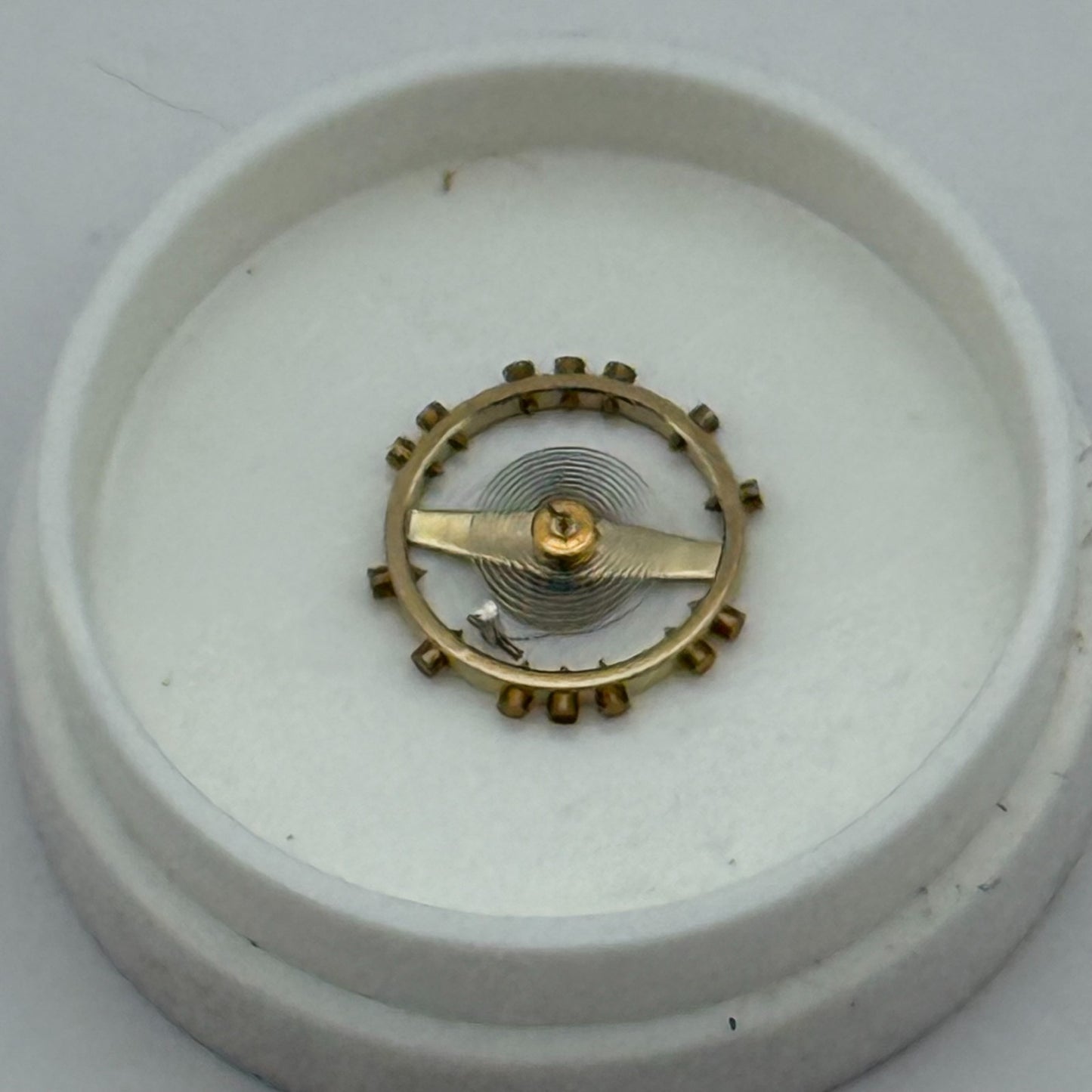 AS 1677 Balance Wheel Complete And Spring Inca 1224 M Watch Movement Parts NOS