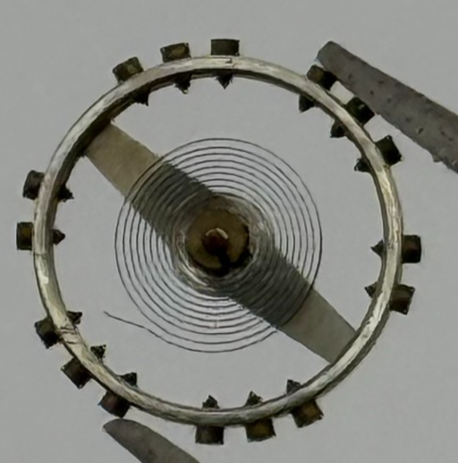 AS 1051 Balance Wheel Complete And Spring 534 M Watch Movement Parts NOS