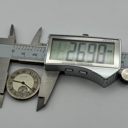 Cyma 162 Watch Movement Manual Wind Vintage Swiss 15 Jewels Parts Repair 23.5mm