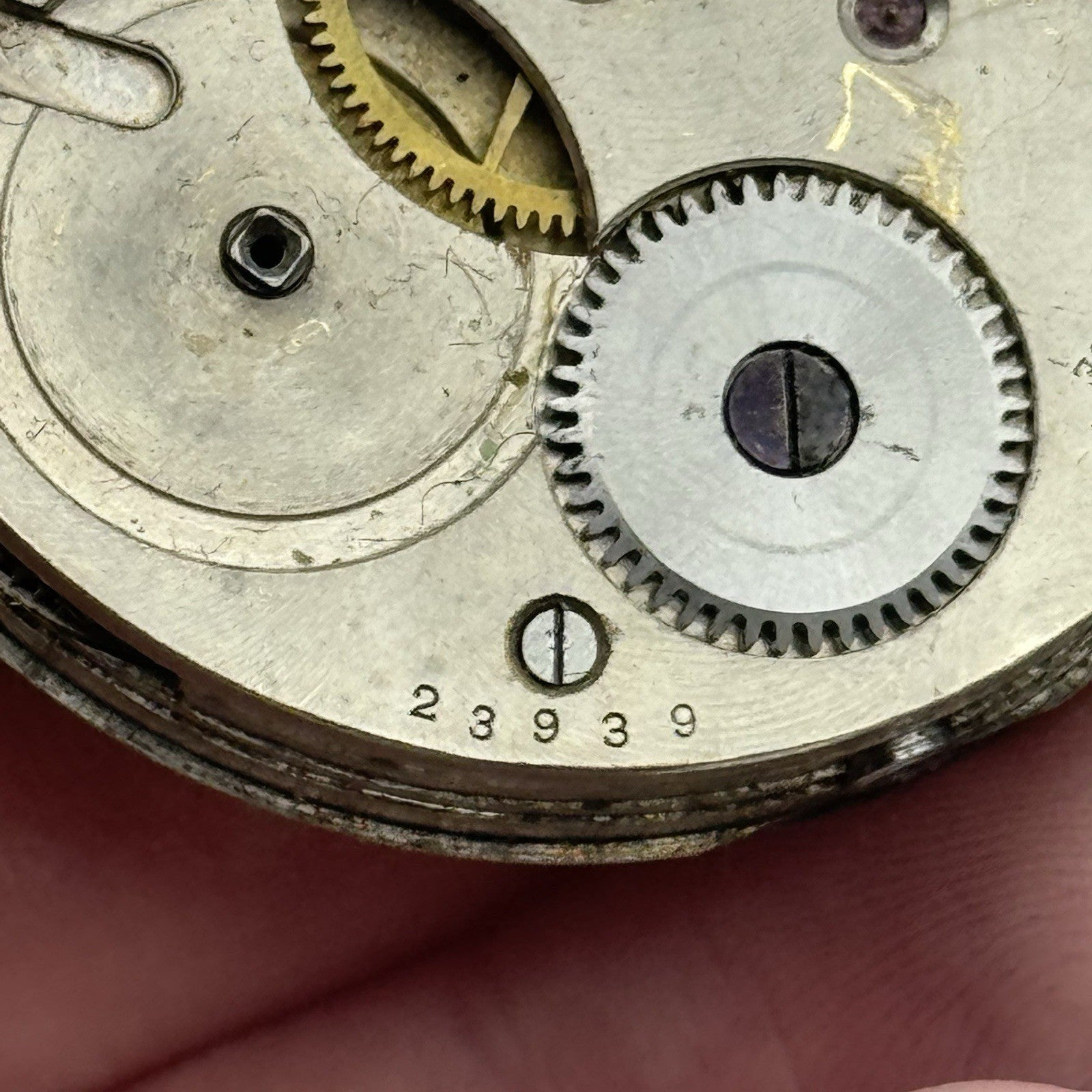 42.8mm Thomas Russell Liverpool Tempus Fugit Hunter Pocket Watch Movement PARTS