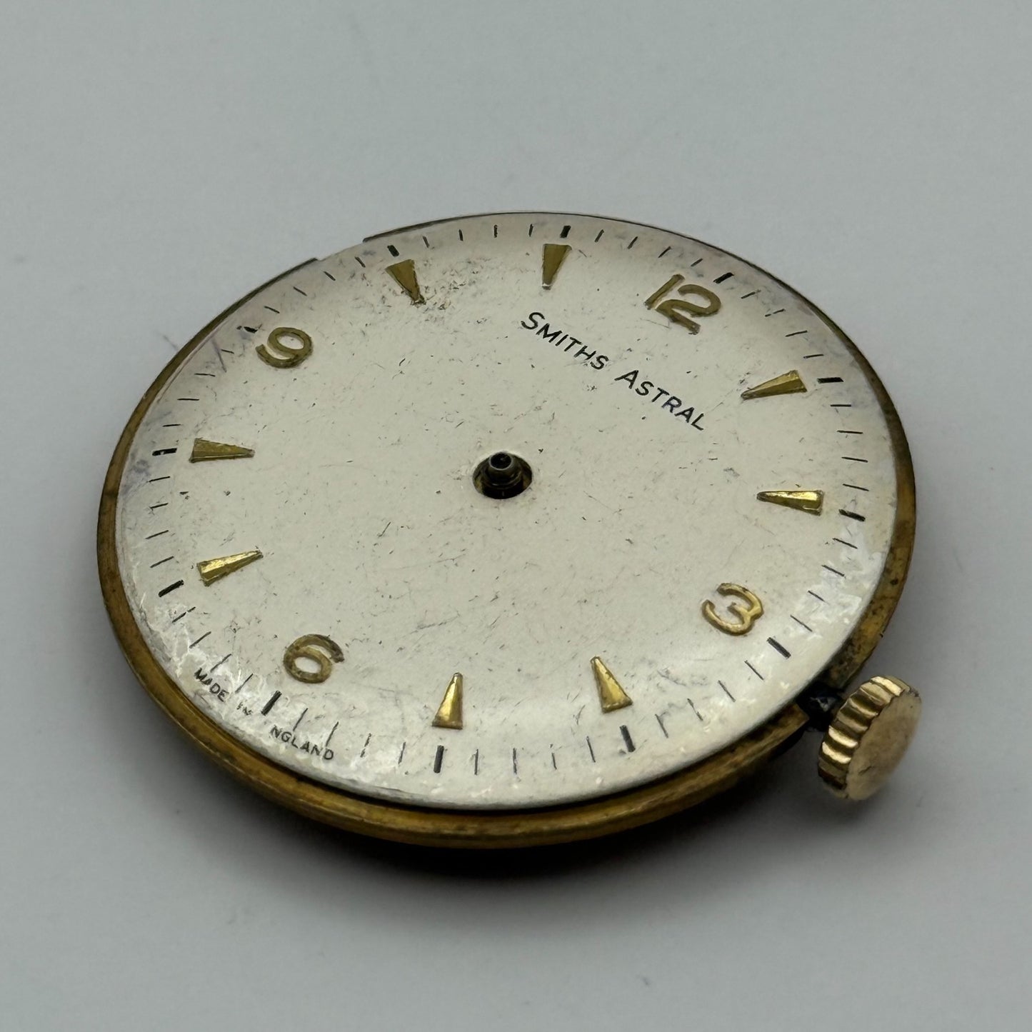 Smiths Astral 60466E Hacking Watch Movement Running Manual Wind Parts 31.3mm
