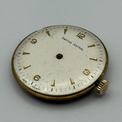 Smiths Astral 60466E Hacking Watch Movement Running Manual Wind Parts 31.3mm