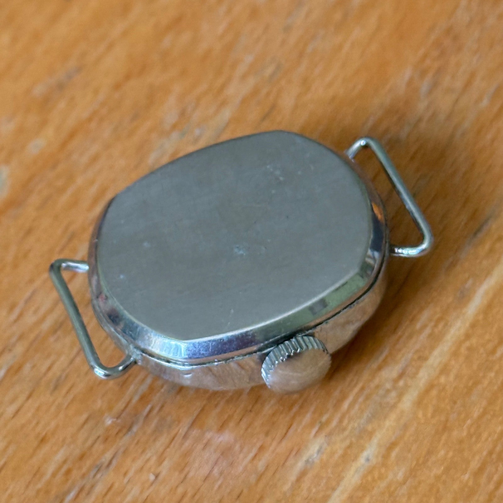 23mm Vintage Westclox Made In Uk Silver Tone Manual Wind Watch PARTS / REPAIR