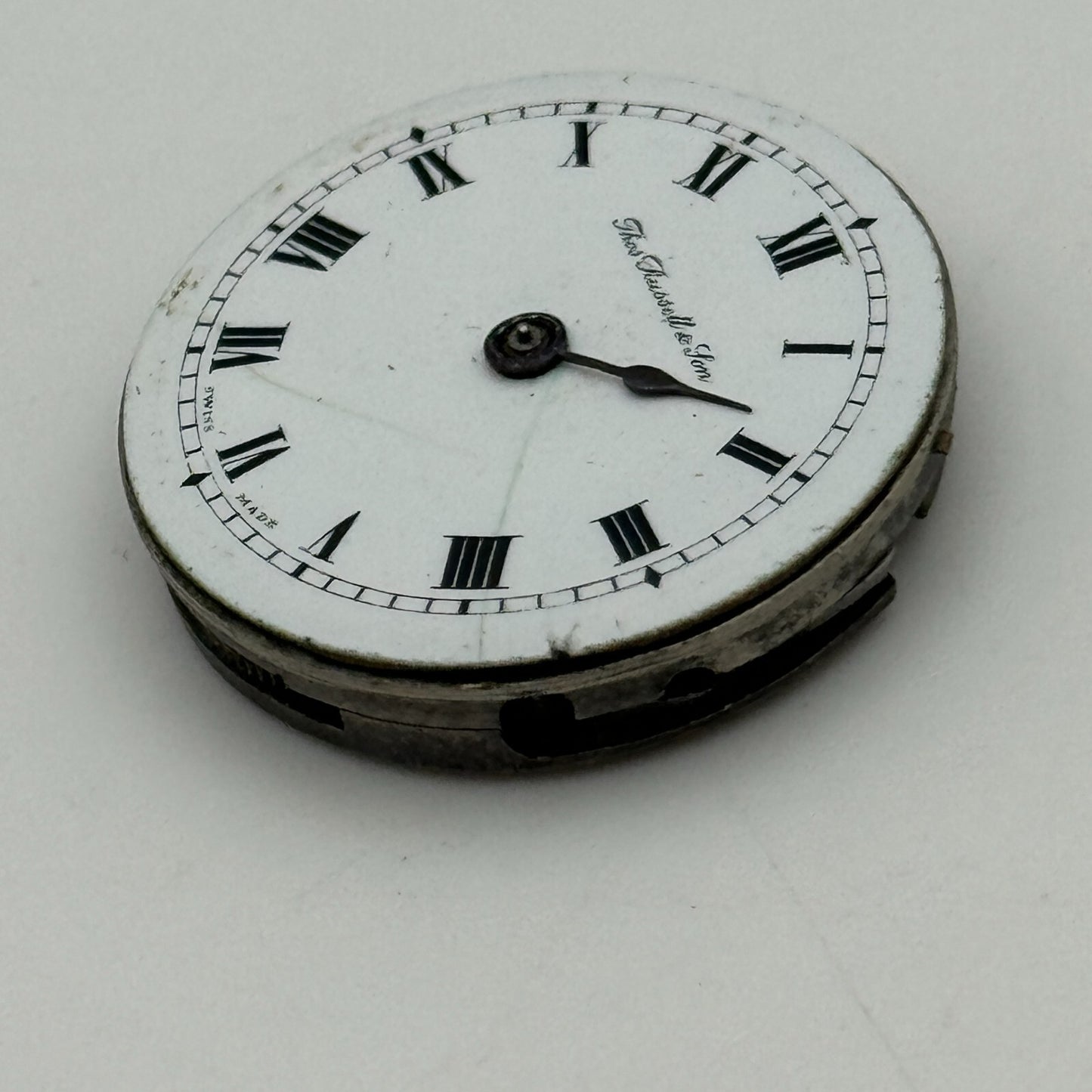 23.6mm Thomas Russell & Son Roman Numerals Trench Watch Manual Wind Movement