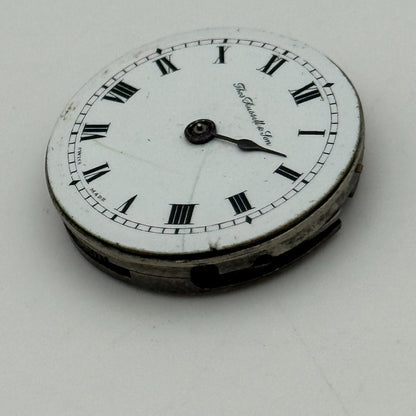 23.6mm Thomas Russell & Son Roman Numerals Trench Watch Manual Wind Movement