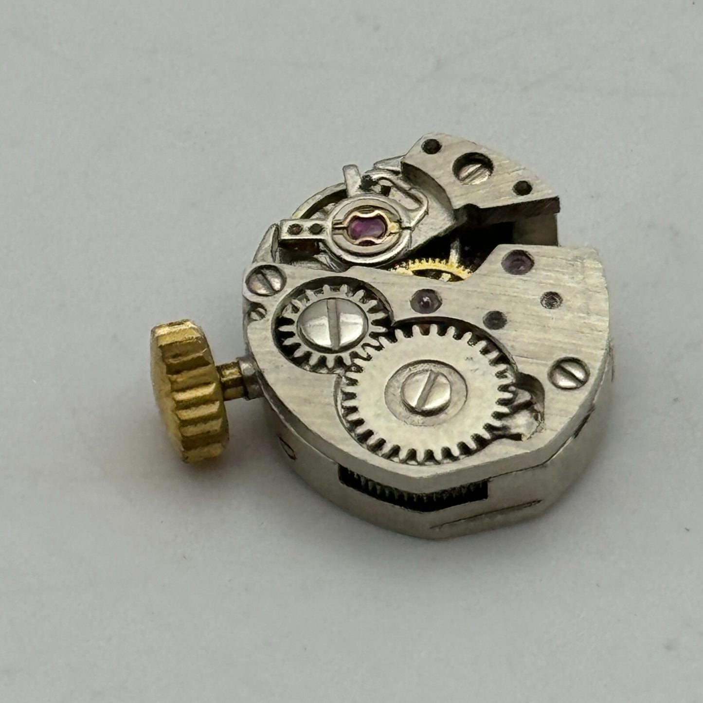 12.9mm Ladies Glashutte GUB 09-20 Manual Wind Watch Movement Swiss Vintage PARTS