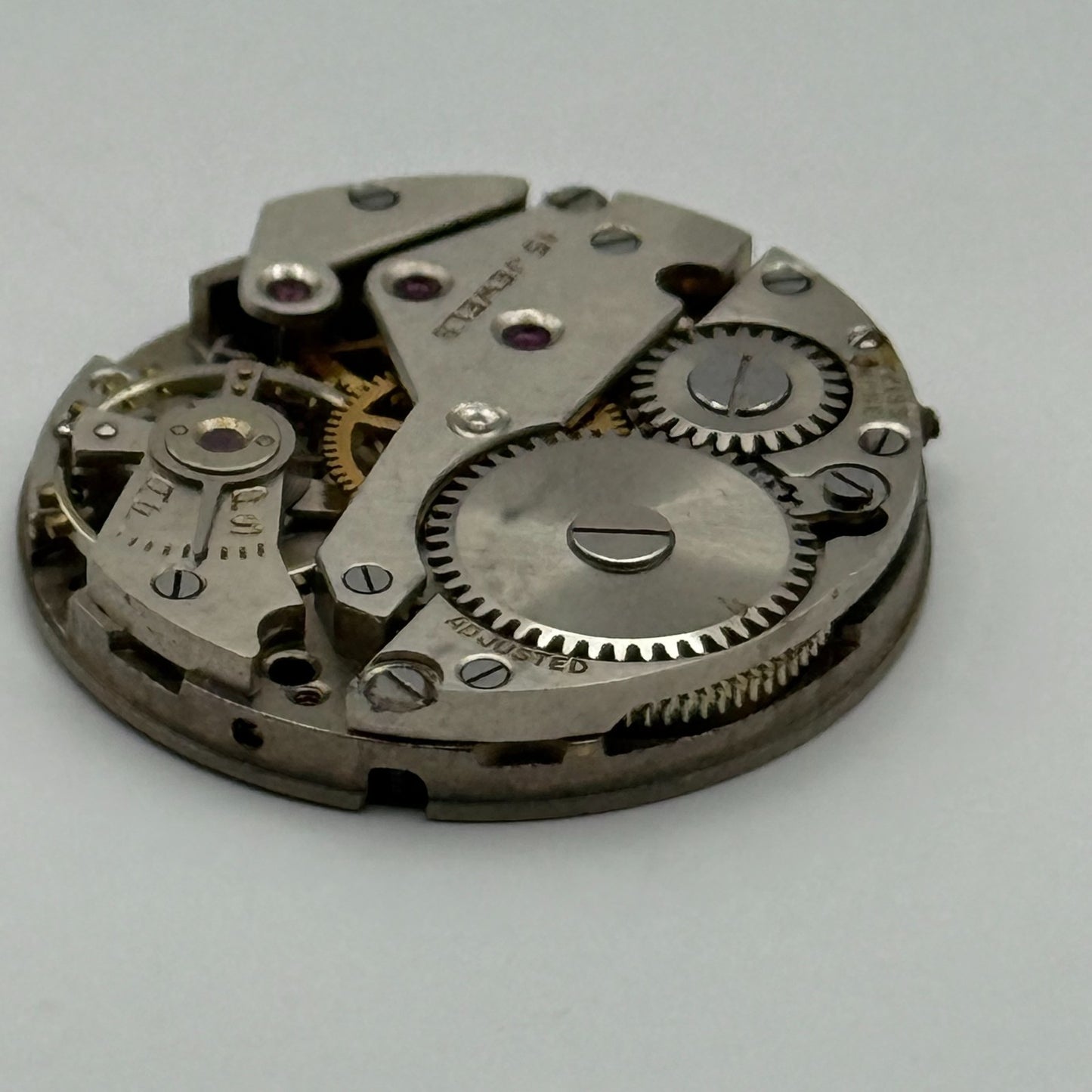 AS 984 Watch Movement Manual Wind Vintage Swiss 15 Jewels Parts Repair 23.7mm