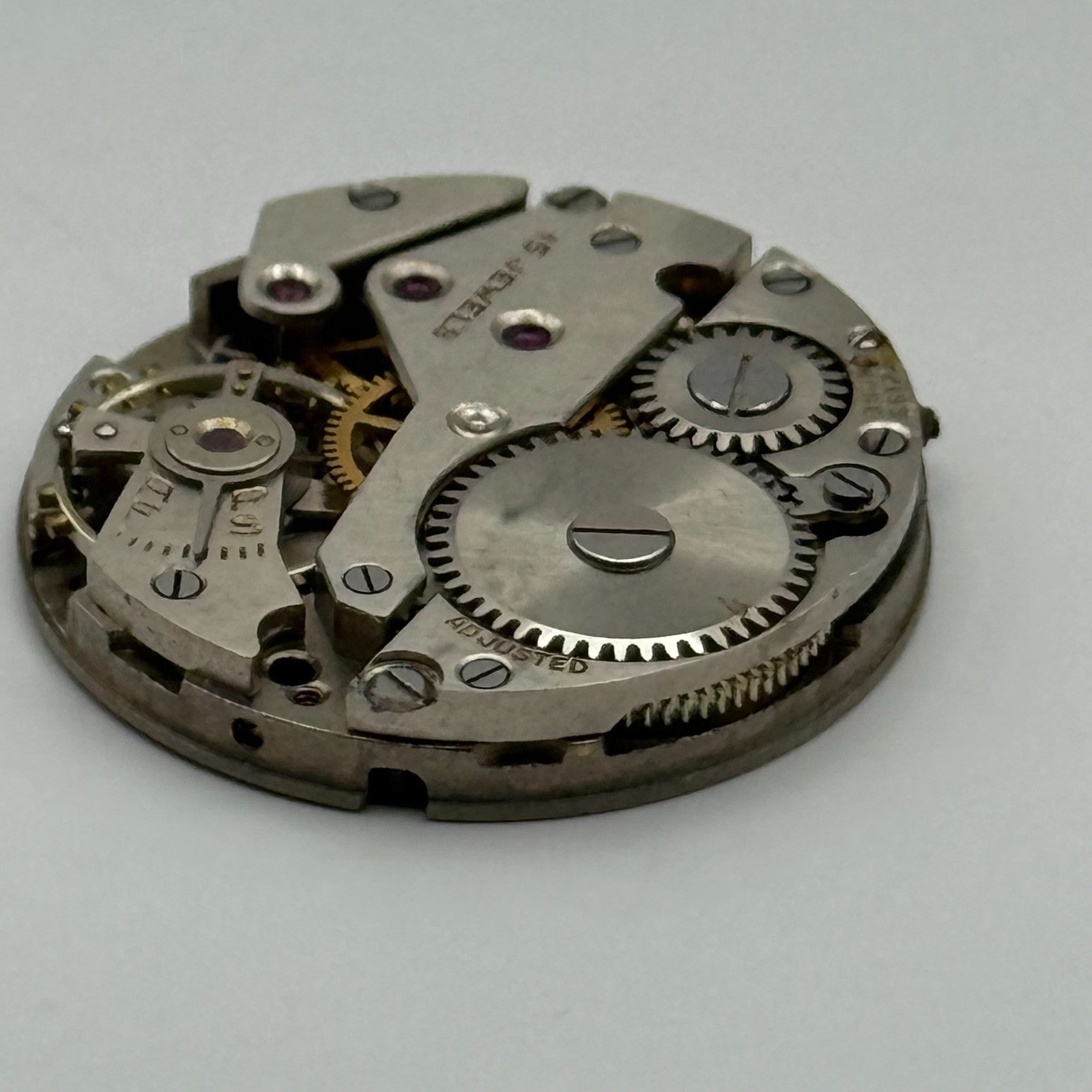 AS 984 Watch Movement Manual Wind Vintage Swiss 15 Jewels Parts Repair 23.7mm