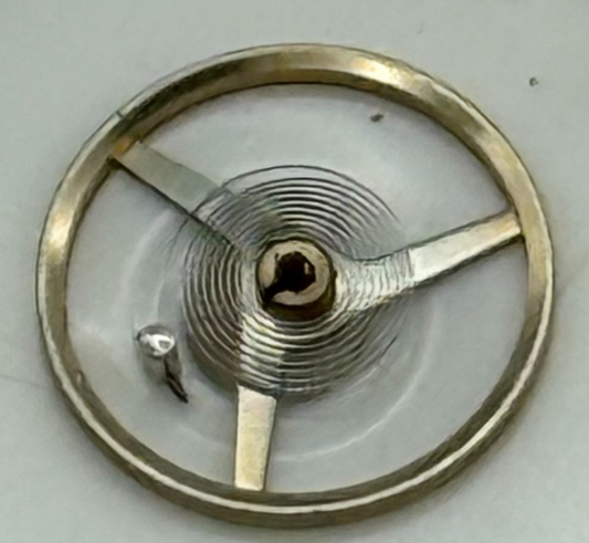 ETA 2487 Balance Wheel Complete And Spring Ord + Inca Watch Movement Parts 