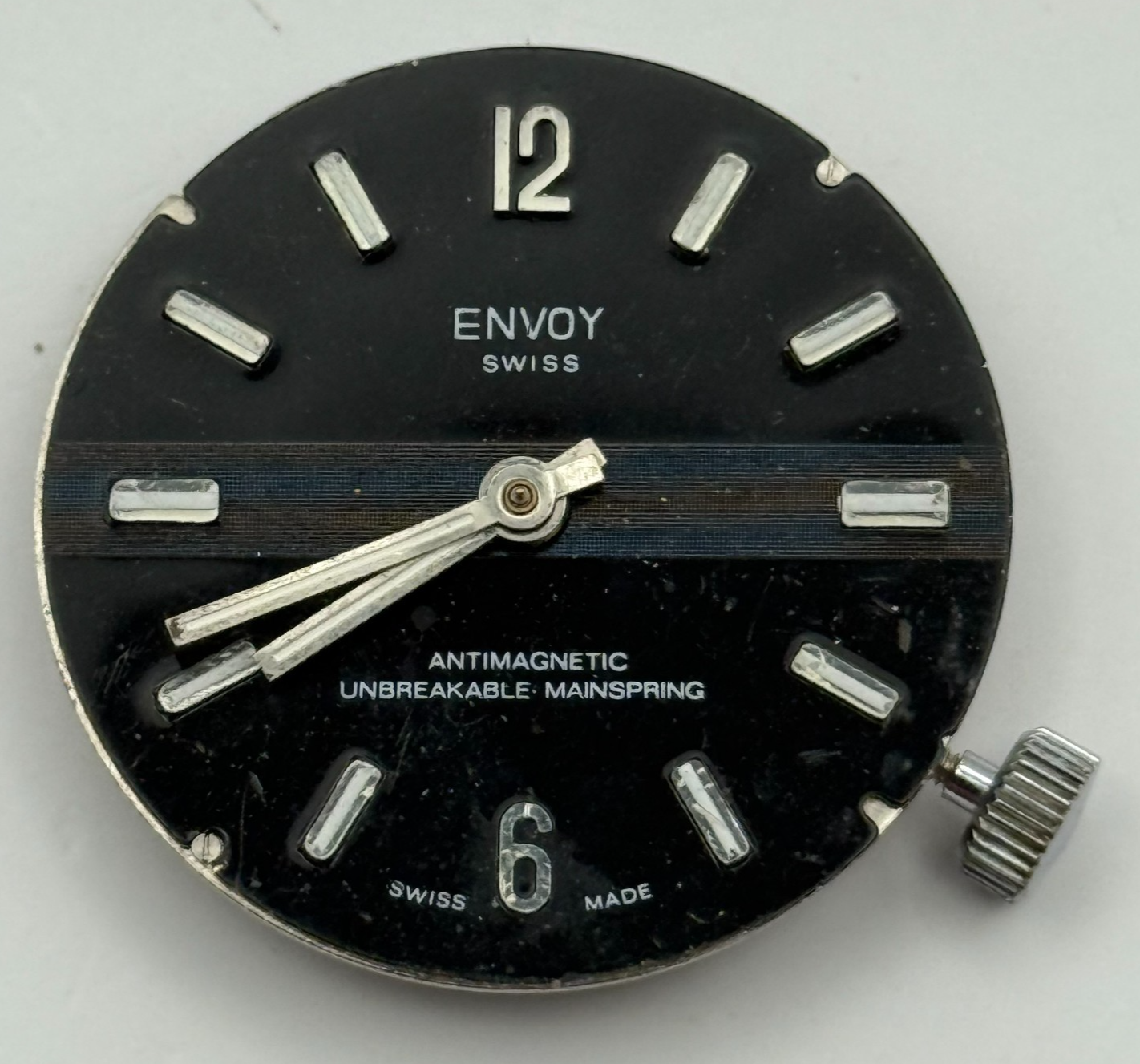 BFG 866 Watch Movement Envoy Manual Wind Vintage Swiss Parts Repair 26.2mm