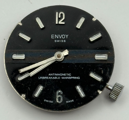 BFG 866 Watch Movement Envoy Manual Wind Vintage Swiss Parts Repair 26.2mm