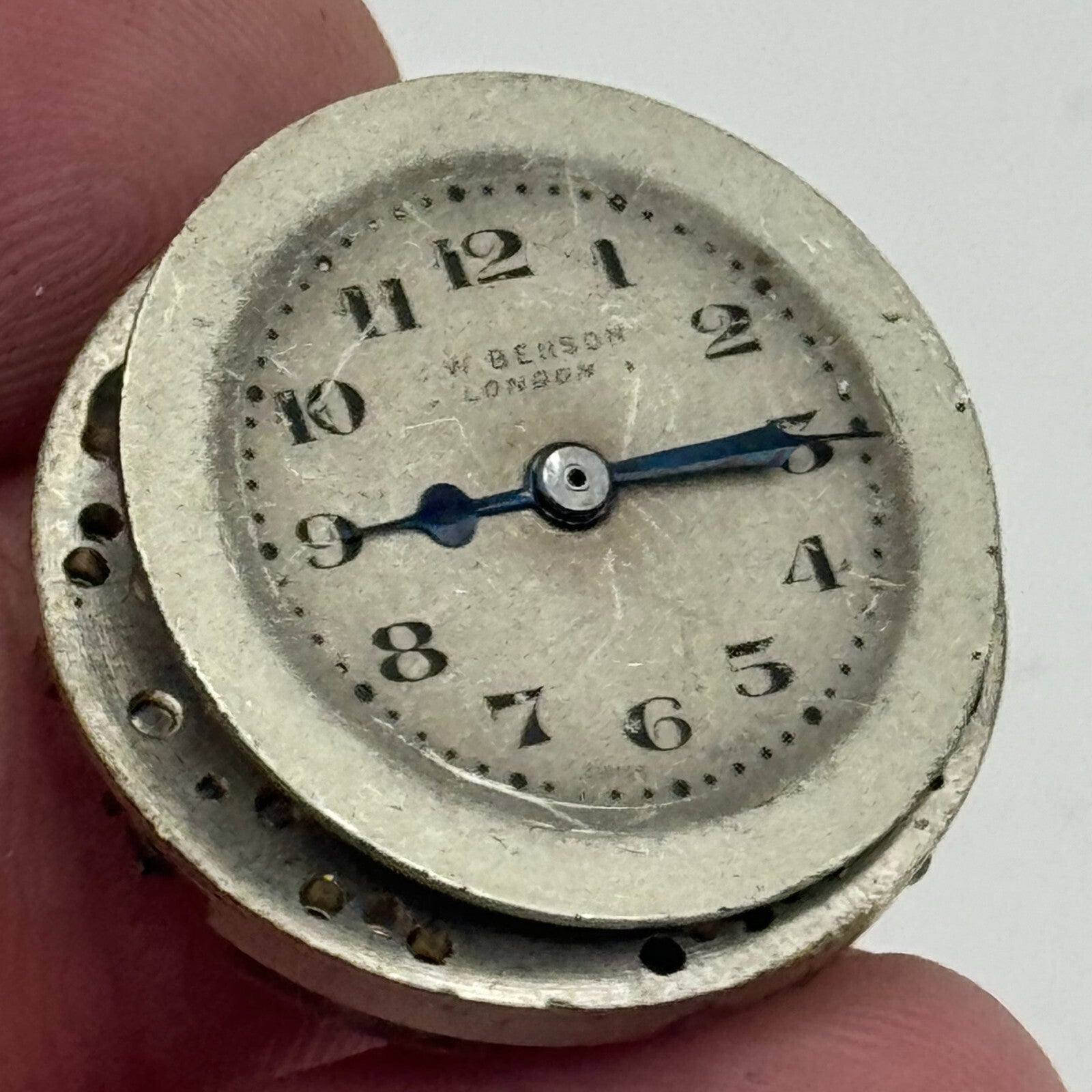 23.6mm J W Benson FHF 37 Manual Wind Watch Movement Swiss Vintage PARTS SPARES